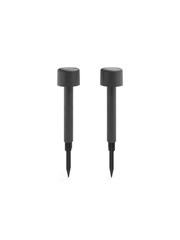 SolarCentre Set of 2 Black Preston Outdoor Path Lights - Image 2 of 2