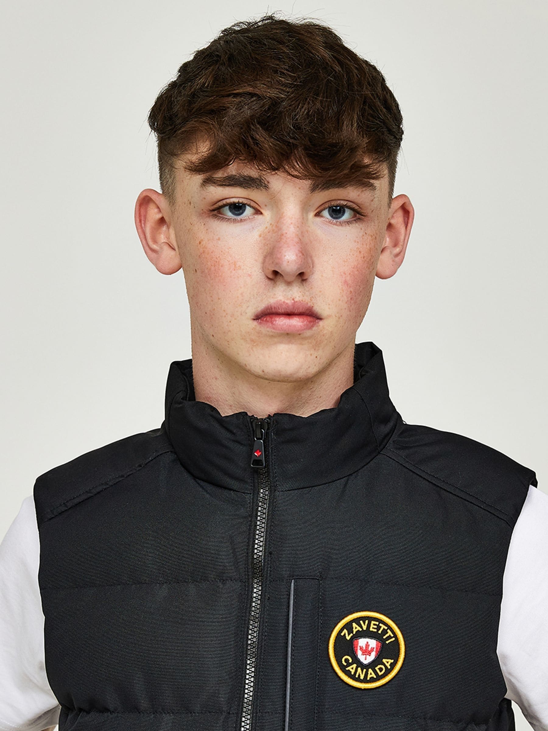 Buy Zavetti Canada Black Oshawa Gilet from Next Canada