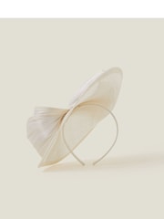 Accessorize Natural Tia Bow Fascinator - Image 1 of 4