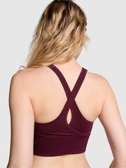 Victoria's Secret PINK Purple Rose Seamless Sports Bra Top - Image 2 of 3