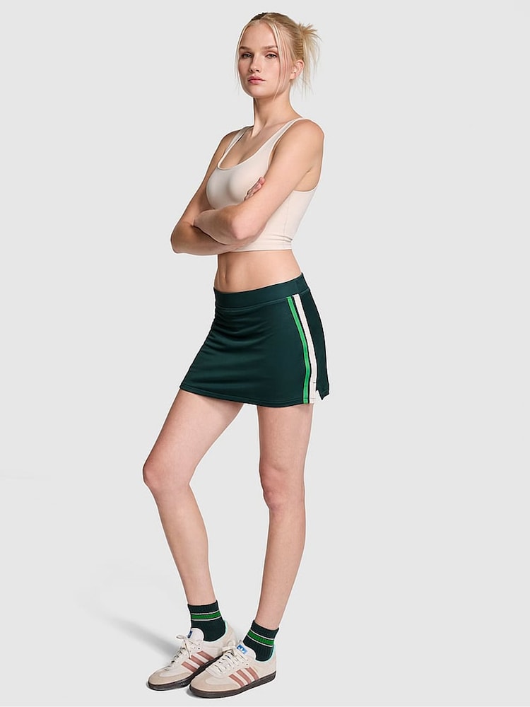 Victoria's Secret PINK Deep Forest Green Tracksuit Skort - Image 1 of 1 Victoria's Secret PINK Deep Forest Green Tracksuit Skort - Image 1 of 1