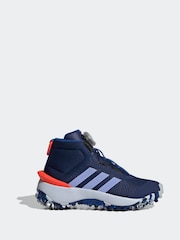 adidas Terrex Dark Blue Fortatrail Kids Trainers - Image 1 of 9
