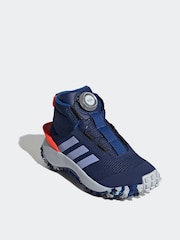 adidas Terrex Dark Blue Fortatrail Kids Trainers - Image 3 of 9