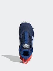 adidas Terrex Dark Blue Fortatrail Kids Trainers - Image 6 of 9