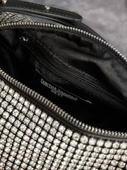 Silver Tabitha Simmons Ana Sparkle Barrel Shoulder Bag - Image 15 of 15