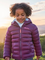 Mountain Warehouse Dark Pink Seasons II Kids Water-Resistant Padded Jacket - Image 1 of 5