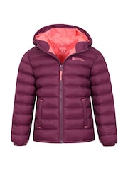 Mountain Warehouse Dark Pink Seasons II Kids Water-Resistant Padded Jacket - Image 2 of 5
