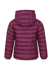 Mountain Warehouse Dark Pink Seasons II Kids Water-Resistant Padded Jacket - Image 3 of 5