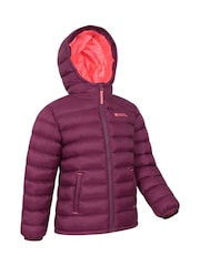 Mountain Warehouse Dark Pink Seasons II Kids Water-Resistant Padded Jacket - Image 5 of 5