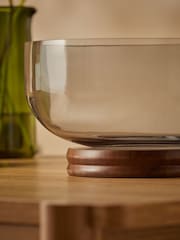 MADE.COM Smoke Grey Maleah Fruit Bowl - Image 4 of 6