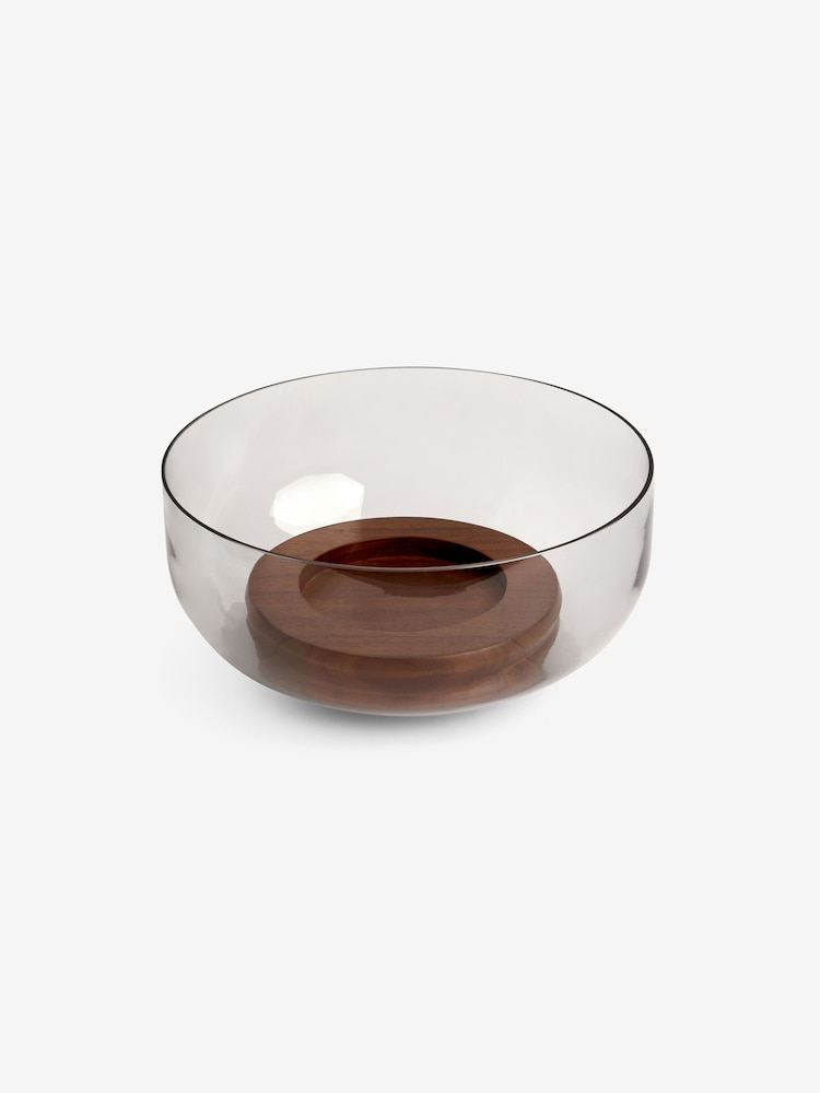 MADE.COM Smoke Grey Maleah Fruit Bowl - Image 6 of 6