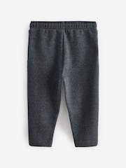 Charcoal Grey Herringbone Pintuck Jersey Joggers (3mths-7yrs) - Image 2 of 4