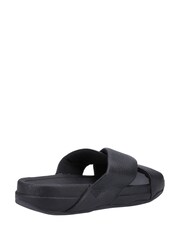 FitFlop Surfer Black Slides - Image 3 of 4