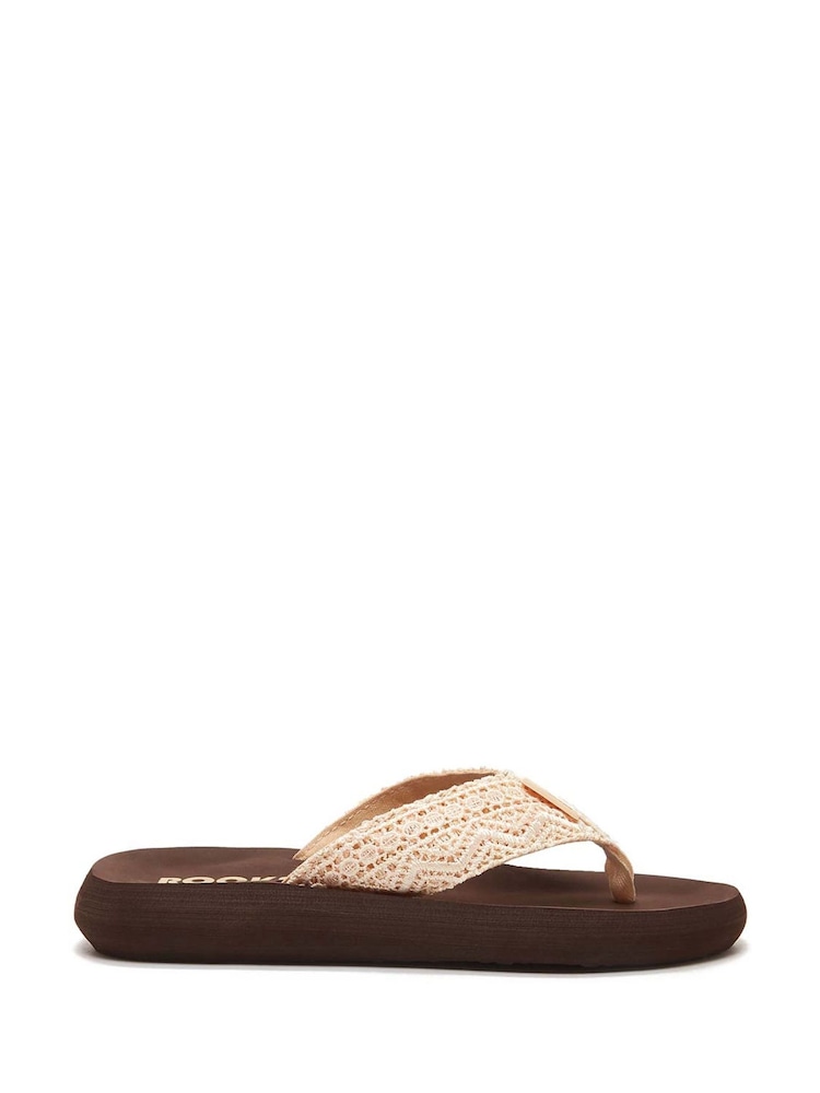 Rocket Dog 100% Cotton Spotlight Lima Crochet Fabric Sandals - Image 1 of 5
