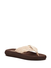 Rocket Dog 100% Cotton Spotlight Lima Crochet Fabric Sandals - Image 3 of 5