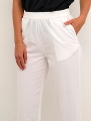 Kaffe Ground Naya Culotte 100% Cotton Trousers - Image 4 of 6