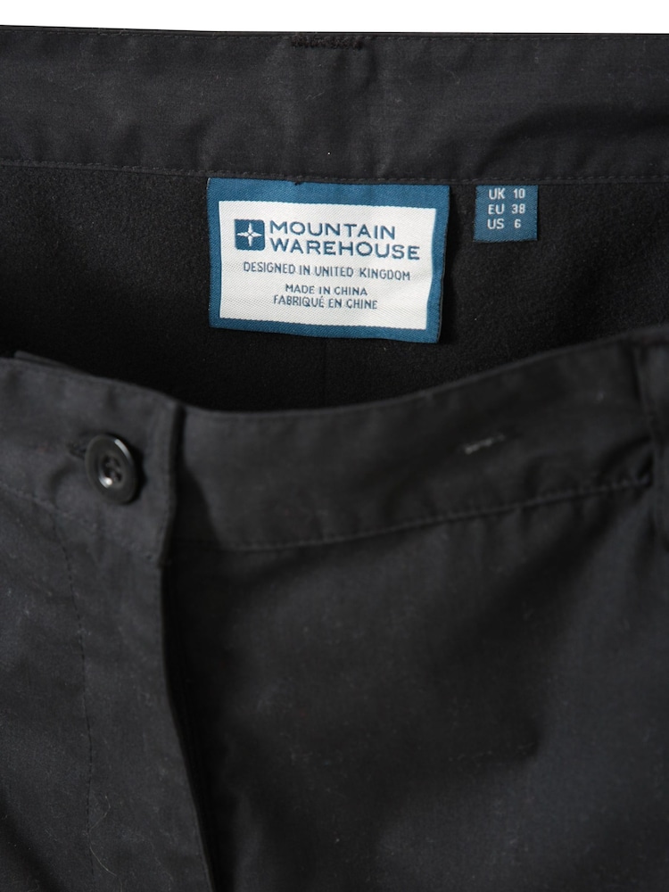 Mountain Warehouse Black Womens Winter Trek II Short Length Trousers - Image 5 of 5