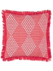 Furn Pink Kadie Woven Indoor/Outdoor Cushion - Image 1 of 5