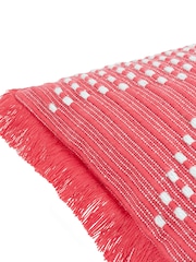 Furn Pink Kadie Woven Indoor/Outdoor Cushion - Image 4 of 5