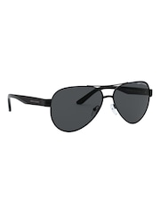 Armani Exchange Ax2034S Pilot Black Sunglasses - Image 1 of 8