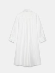 Mint Velvet White Longline Sheer Shirt Cover up - Image 3 of 3