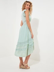 Joe Browns Frilly High-Low Hem Wrap Front Dress - Изображение 3 из 7