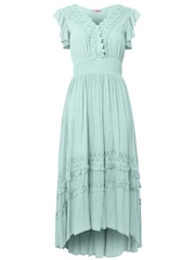 Joe Browns Frilly High-Low Hem Wrap Front Dress - Изображение 7 из 7