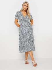 M&Co Maxi V-Neck Wrap Front Dress - Bild 1 von 5