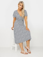 M&Co Maxi V-Neck Wrap Front Dress - Bild 2 von 5