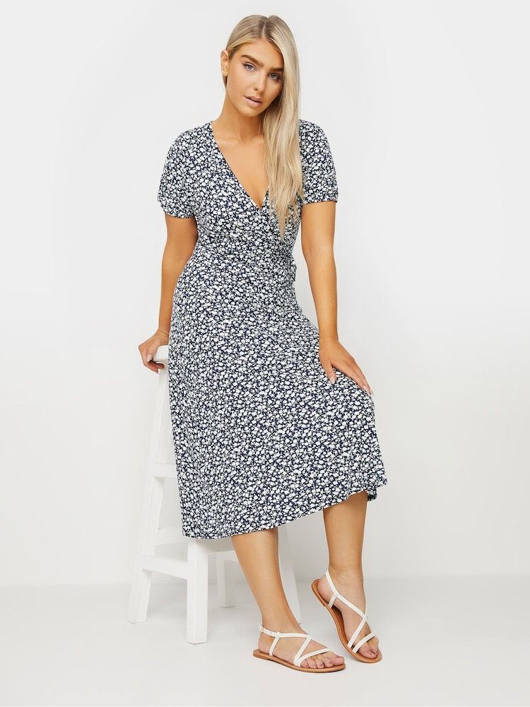 M&Co Maxi V-Neck Wrap Front Dress - Bild 2 von 5