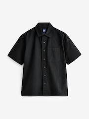 Gap Black Ripstop Short Sleeve Shirt - Image 5 of 6