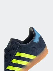 أزرق داكن/أصفر - حذاء رياضي Gazelle من adidas Originals - صورة 10 من 11