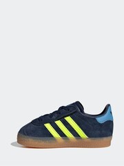 أزرق داكن/أصفر - حذاء رياضي Gazelle من adidas Originals - صورة 6 من 11