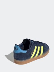 أزرق داكن/أصفر - حذاء رياضي Gazelle من adidas Originals - صورة 7 من 11