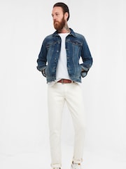 Joe Browns Cream Sensational Slim 100% Cotton Jeans - Image 3 of 5