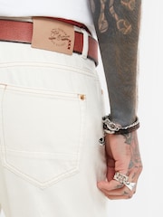 Joe Browns Cream Sensational Slim 100% Cotton Jeans - Image 4 of 5