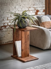 Gallery Home Natural Eddleston Side Table - Image 1 of 5