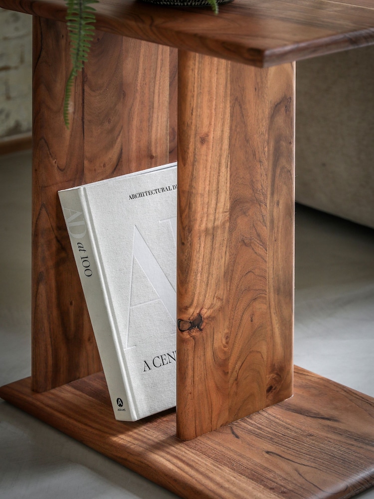 Gallery Home Natural Eddleston Side Table - Image 2 of 5