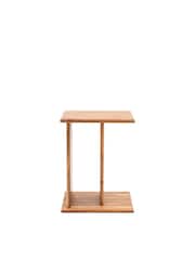 Gallery Home Natural Eddleston Side Table - Image 5 of 5