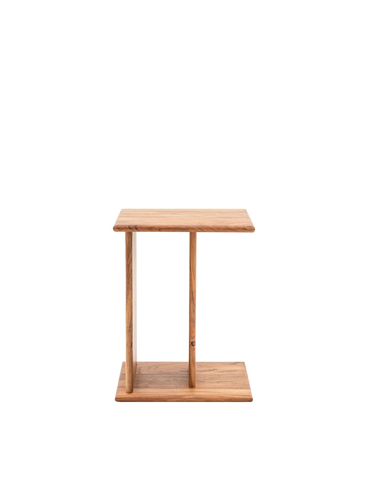 Gallery Home Natural Eddleston Side Table - Image 5 of 5