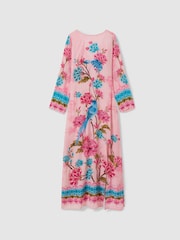 Raishma Silk Long Sleeve Maxi Dress - Image 2 of 5