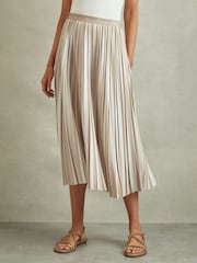 Reiss Lexie Plissierter Midirock mit Streifen - Bild 4 von 6
