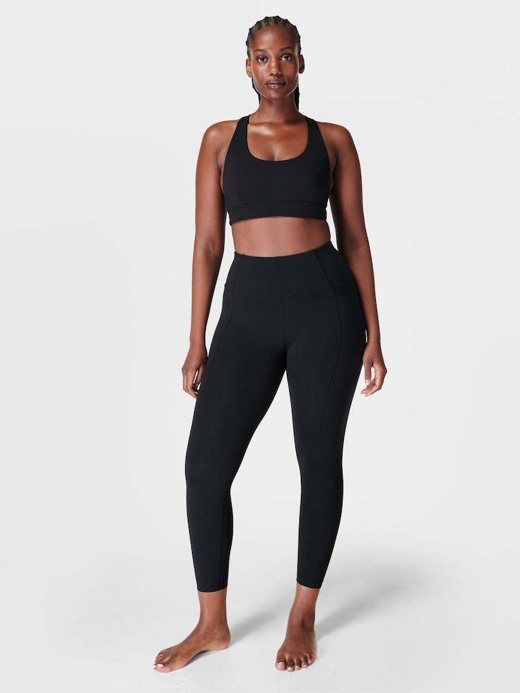 Sweaty Betty Black 7/8 Length Super Soft Yoga Leggings - Image 4 of 9
