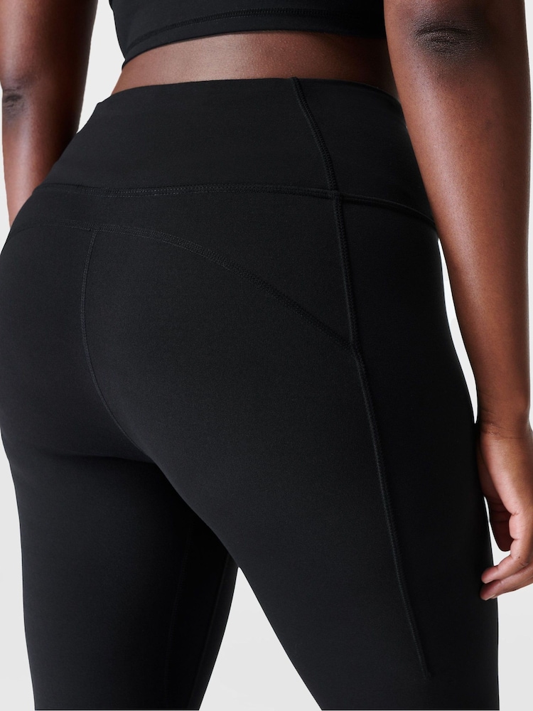 Sweaty Betty Black 7/8 Length Super Soft Yoga Leggings - Image 7 of 9
