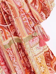 River Island Pink Coral Paisley Shirt Dress - Image 5 of 5