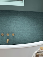 Graham & Brown Teal Vincenzo 10M Wallpaper - Image 4 of 4