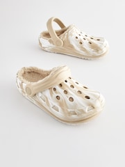 Neutral Marble Slippers Clogs - Image 1 of 5