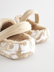 Neutral Marble Slippers Clogs - Image 3 of 5