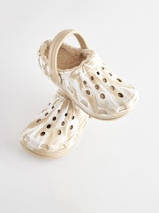 Neutral Marble Slippers Clogs - Image 4 of 5