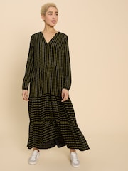 White Stuff Black Maxi Winnie Dress - Image 1 of 5